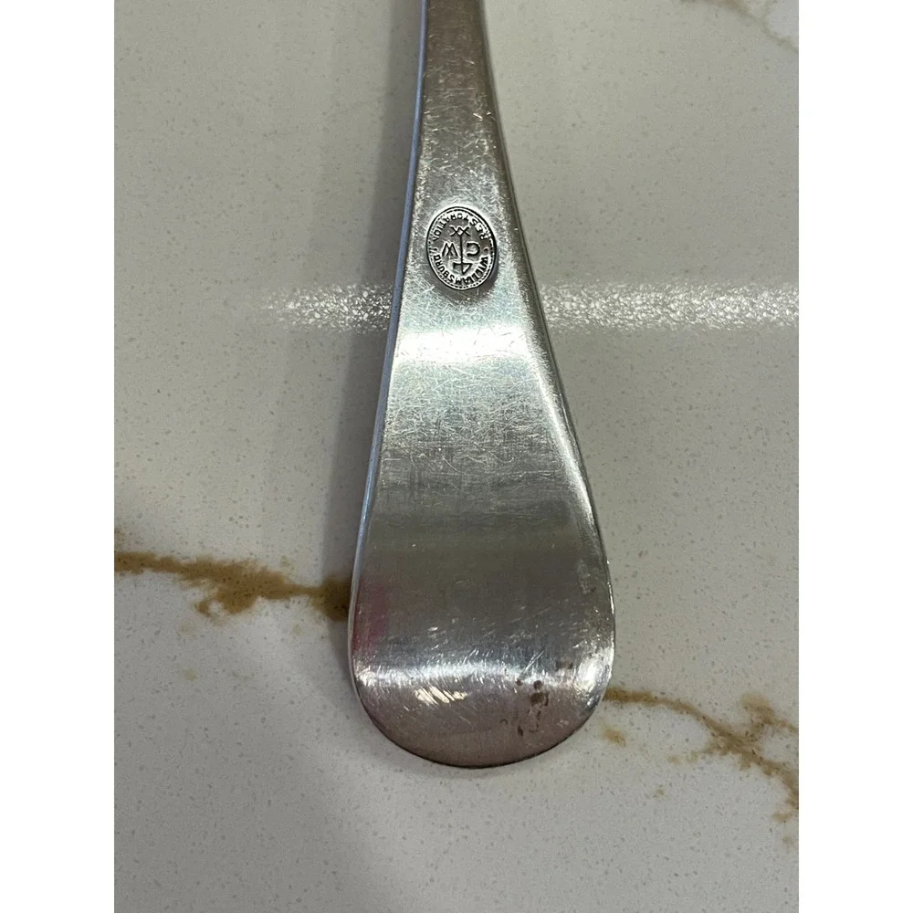 Queen Anne Williamsburg Stieff Sterling Silver Serving Spoon 7 7/8